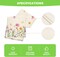 Flowers Butterfly Spring Table Runner, Seasonal Summer Kitchen Dining Table Decoration for Home Party Decor 13x72 Inch